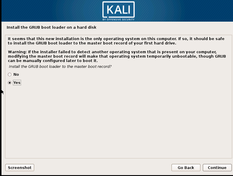 Kali Linux Virtual Appliance OVA